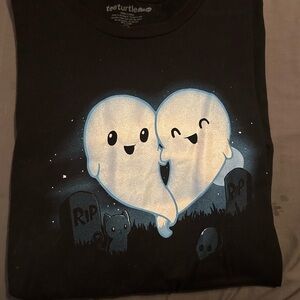 Black Ghost Graphic Mens Shirt